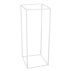 White Wedding Backdrop Stand Set – 1* Balloon Stand + 2* Flower Stands Steel