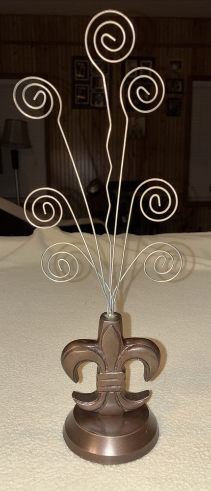 7 Card Fleur De Les Bronze Card Holder Made In India