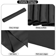 12 Pack Satin Table Runner 12 x 108 Inch Long Satin Table Runners for Wedding…