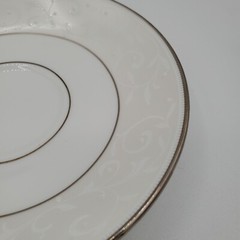 Lenox Opal Innocence 6″ Saucer Plate 2005 Platinum Trim Bone China NEW USA