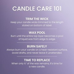 Scented Candle, 22oz with up to 150 Hour Burn Time, Large Jar Lemon Lavender