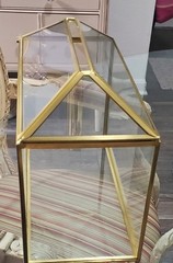 Glass Rectangle Card Box Hinged Lid Great To Secure Cards