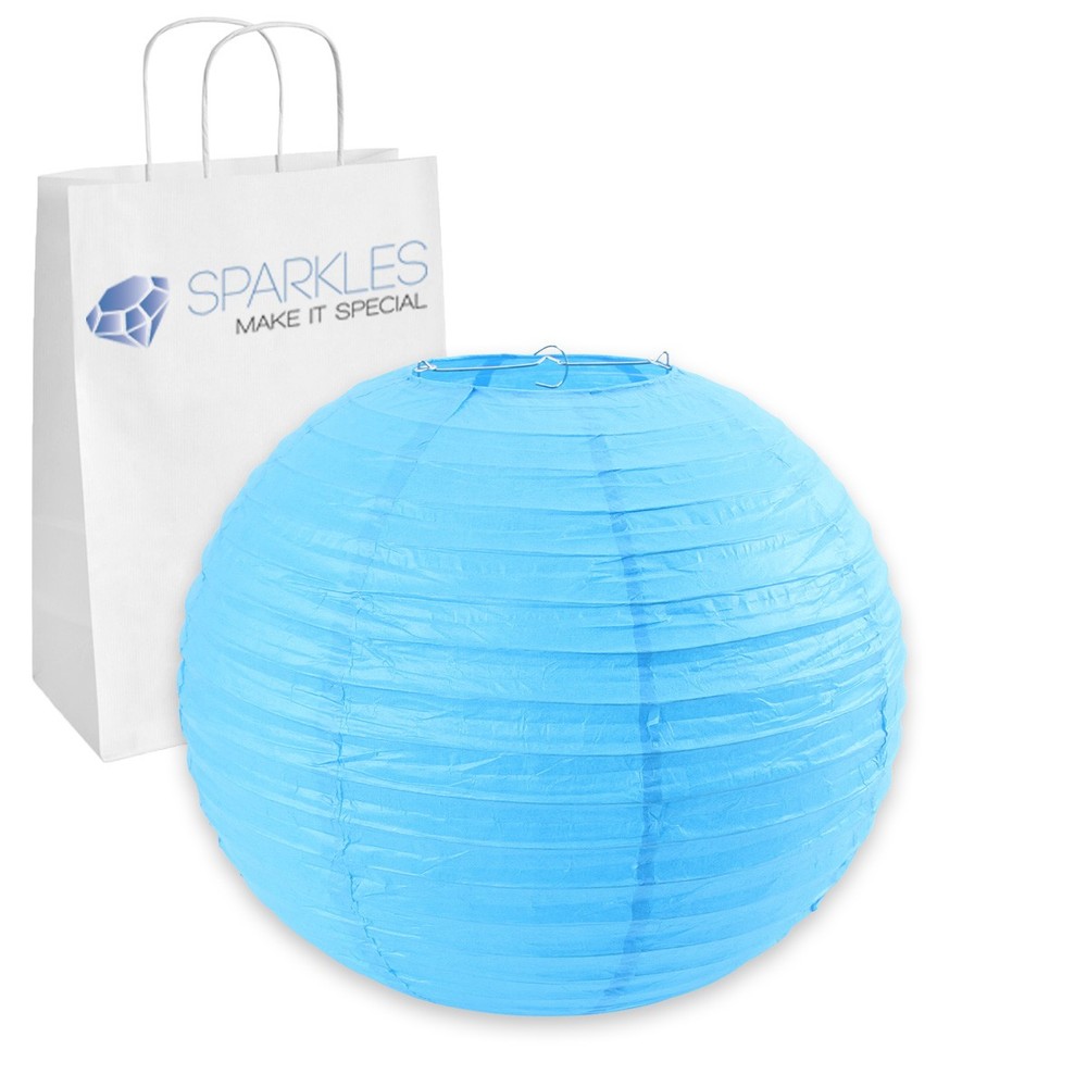 25 pcs 16″ inch Chinese Paper Lantern – Turquoise – Wedding Party Event on