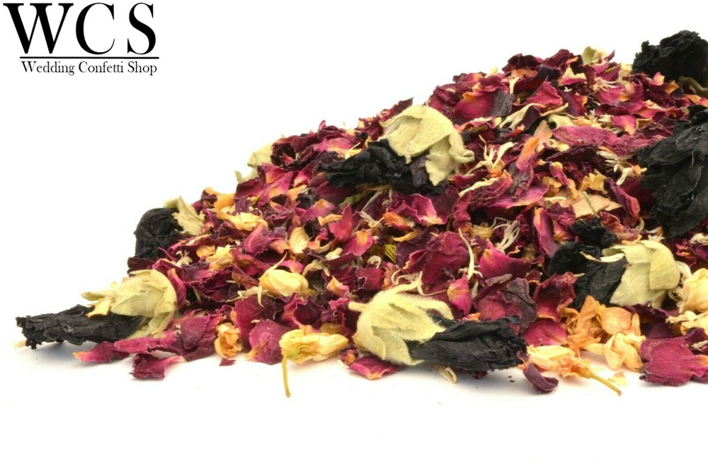 Natural Wedding Confetti, Wildflower Biodegradable Confetti, Starlit Night 1L