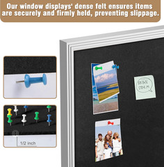 48″X34″ Enclosed Bulletin Board, Outdoor Lockable Weather-Resistant Aluminum Cor