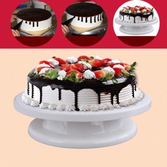 [JB] Turntable Bracket Tool 28cm Cake Decoration Icing Display Rotation