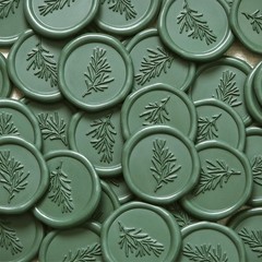 UNIQOOO Olive Green Glue Gun Sealing Wax Sticks for Wax Seal Stamp – Perfect …