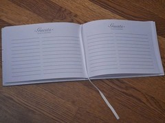 Guest Book, SHABBY CHIC, NEW, white, Floral
