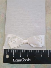 CR Gibson Wedding Guest Book Space for 600 Entries Ivory With Bow NEW White