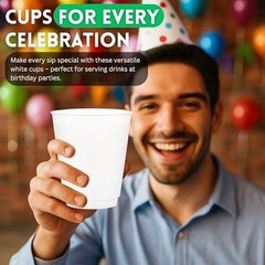 Concession Essentials – 12oz Frost Flex Plastic Cups – Shatterproof 12oz-50ct