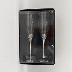 Studio His & Hers Toasting Glasses Pre-Owned New In Box