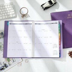 Appointment Book/Planner 2026-2027 – Weekly Appointment Book 2026-2027, purple