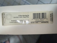 Hallmark Wedding 2005 3-Piece Stering Silver Set Cake Knife Server Dessert Plate