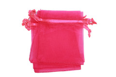 Vibrant Multicolor Organza Gift Bags Multiple Sizes in Sets of 20, 50 or 100