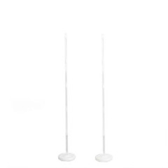 2 pcs 5 ft White Balloon Columns Stands Kit Set Wedding Party Decorations Sale