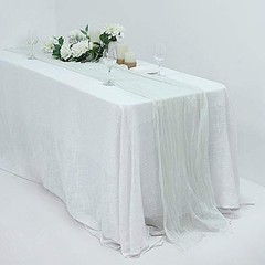 BalsaCircle 10 feet White Cotton Cheesecloth Gauze Extra Long 120-Inch,