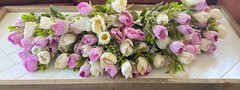 Bulk lot mixed artificial flowers wedding decor, roses, callas,lillies,hydrangea