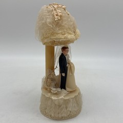 VTG 1959 Wedding Cake Topper; Bride & Groom Coast Novelty Manufacturing Co. USA!