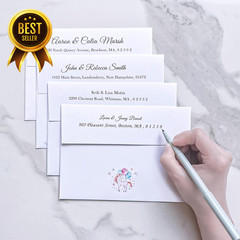 1000pcs A2 Invitation Envelopes Self Seal 4 3/8 x 5 3/4 White 95lb