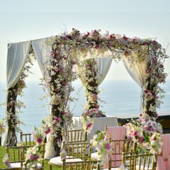Large Wedding Chuppah Canopy Arch Outdoor Wedding Arbor Garden Flowers Gate Door