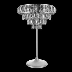 Wedding Flower Stand Clear Acrylic & Silver Iron 42 × 60 cm Floor/Tabletop