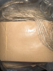 50Pcs Small Kraft Paper Pillow Gift Boxes w/ Twine for Jewelry Candy Party Favor