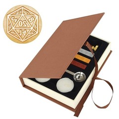 DND Wax Seal Stamp, Fantasy D20 Dice Wax Seal Kit, Ideal Gifts for Dungeons a…