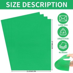 Uncle Paul 40 Sheets Christmas Green Letter Size [40 Sheets],