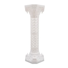 Wedding Roman Column Landscaping Pillar Heart-shaped Pattern Flowerpot Holder