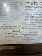 Vintage DIY Wedding Invitation Blank Card Kit Product Code 82880