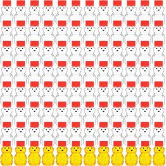 Patelai 96 Pcs 2 oz Plastic Honey Bear Bottle Shape Clear Red