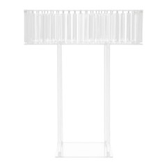 30.7inch Clear Acrylic Flower Stand for Wedding Centerpieces Table decor