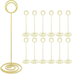 Table Number Holders 8.75 Inch Pack of 12 Wedding Party Graduation Sign Stands