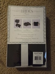 Gartner Studio Wedding 50 ct. Black Favor Box ct. and flower table confetti