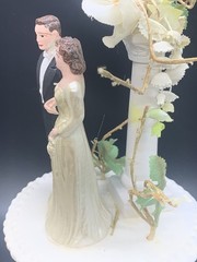 Vintage 1930’s Wedding Cake Topper Artistic Ornament #191
