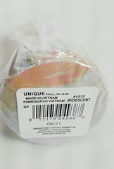 Foil Balloon Weight Iridescent Multicolor White Pink Blue Lot of 6