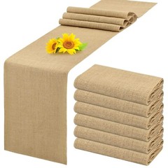 15 NATURAL Burlap Jute Hessian Table Runner Rustic Wedding Event Home Decoration