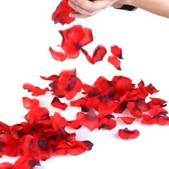 2000Pcs Red Artificial Fake Rose Petals Wedding Romantic Event Party Decor USA
