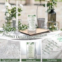 Unity Wedding Candle Set Decorative Glass Holders Romantic Ceremony Accessories