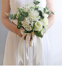6 PCS Floral Bouquet Holders – Foam Handle for Fresh & Artificial Flowers, Weddi