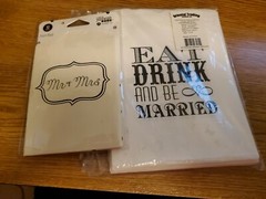 Eat Drink & Be Married Treat Bags – Party Supplies – 50 Pieces plus bonus gift