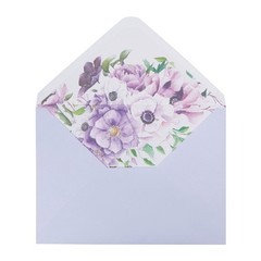 Paper Junkie Wedding Invitation Envelopes – A7, One Size, Lavender Purple