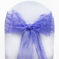 10 Royal Blue Lace CHAIR SASHES Ties Bows Shabby Chic Wedding Reception Party