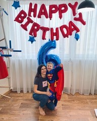 Red Happy Birthday Balloon Banner, 16 Inch Foil Mylar Happy Birthday Balloons…