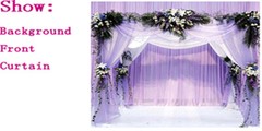Festival/Wedding Draping Decoration Glass Yarn 59» Wide Golden or White 32Yards