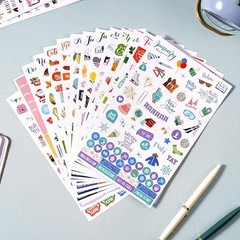 Planner Stickers – 12 Festival Theme Monthly Planner Stickers, Accessories 14