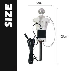Simulation Flower Opener Plastic Motorized Artificial Flowers Decoration Moving