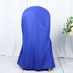 75 Royal Blue POLYESTER BANQUET CHAIR COVERS Wholesale Wedding Party Decorations