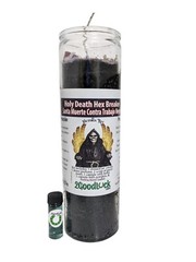 Holy Death Hex Breaker Dressed Candle Kit – Santa Muerte Contra Trabajo Negro