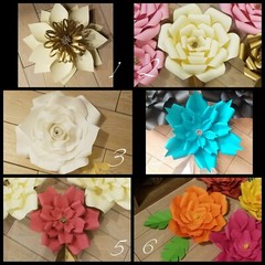 21 handmade PAPERFLOWER backdrop set♡ SALE!!!!